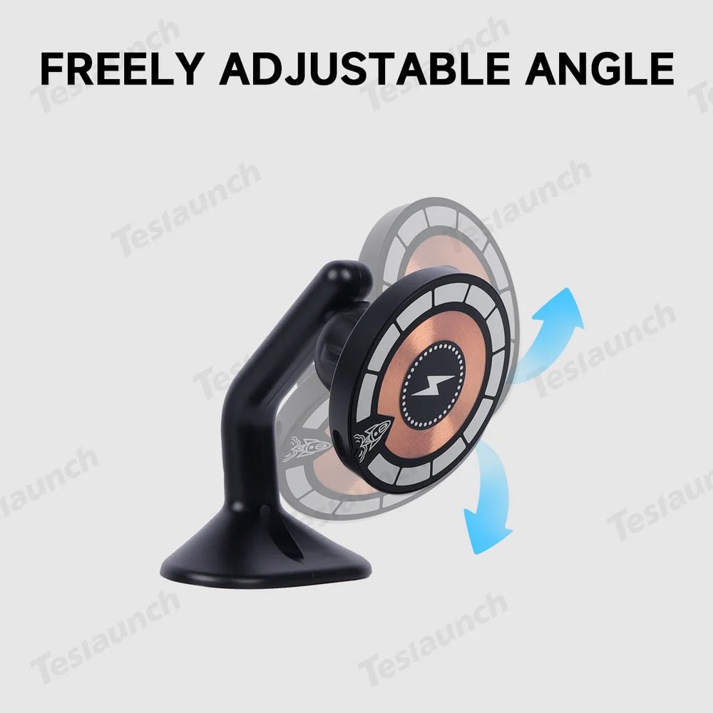 Steering Wheel Magnetic Magsafe Wireless Charging Phone Holder For Tesla Model 3/Y(2017-2025) - T-Launch