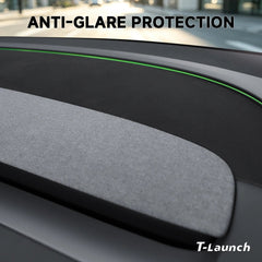 Suede Dashboard Sunshade & Anti-Glare Mat for Tesla Model Y L 2026+ - T-Launch