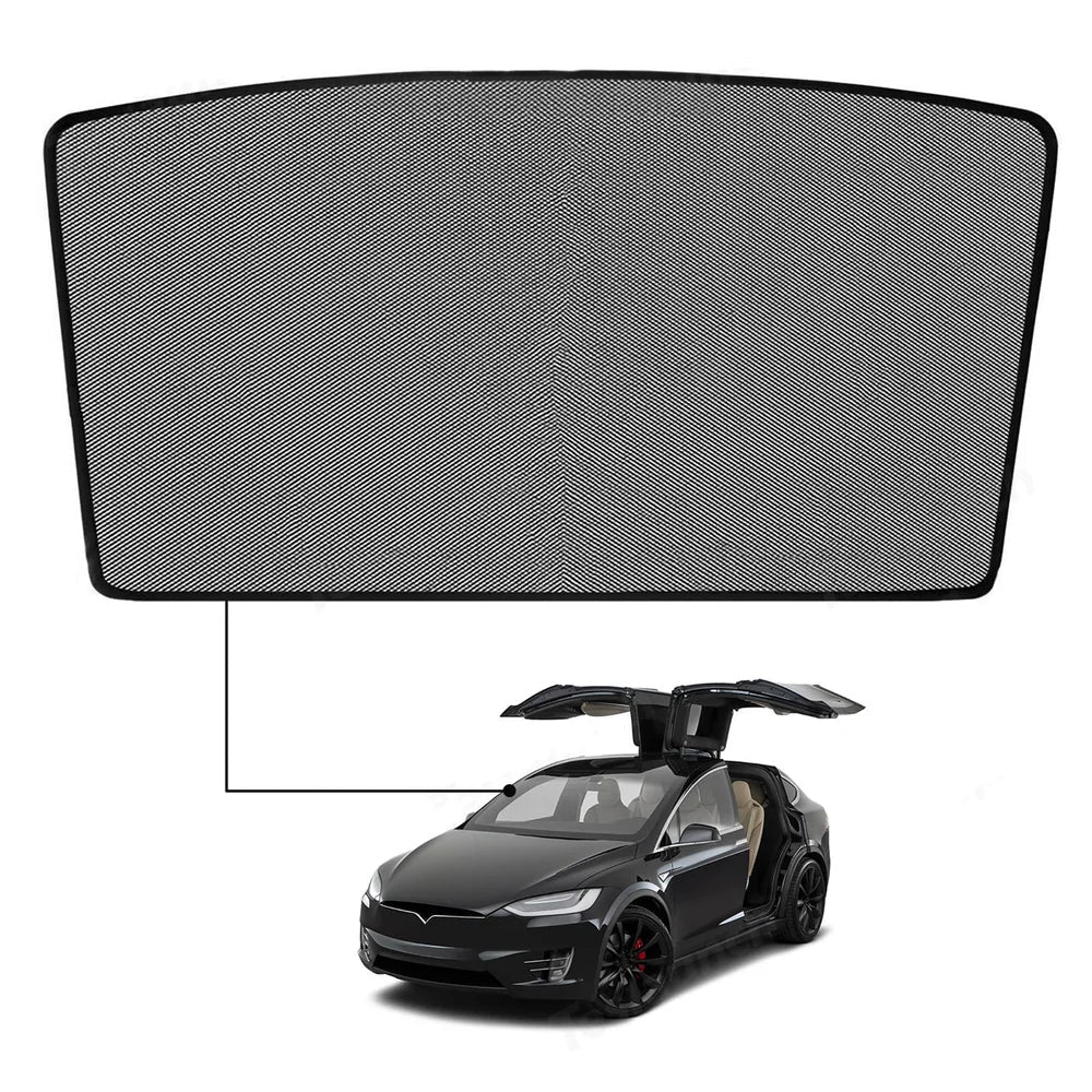 Sunroof Sunshade (Front Sun Visor) for Tesla Model X (2015-2026) Accessories - T-Launch