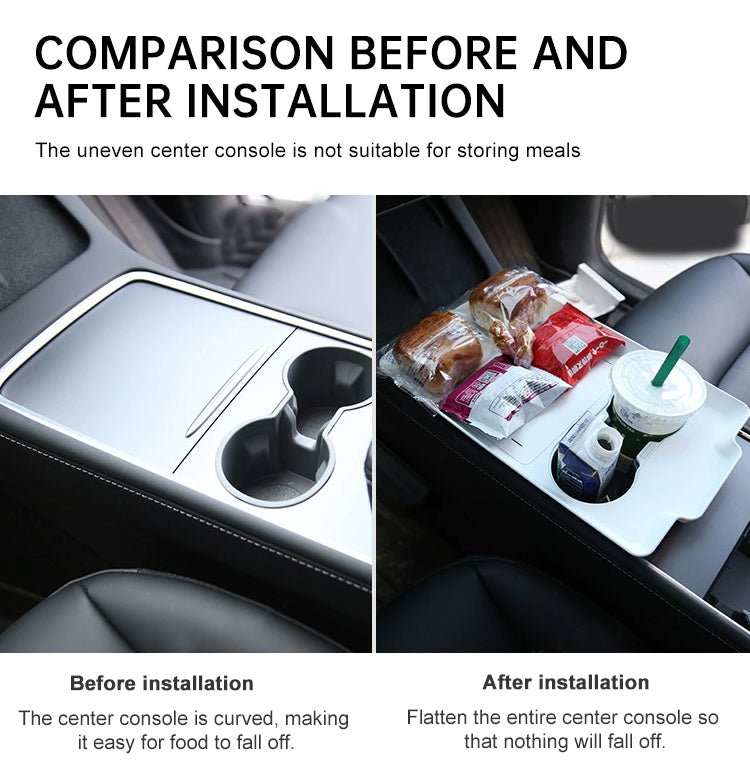 Table Center Console Eating Desk for Tesla 2021-2023 Model 3/Y - T-Launch