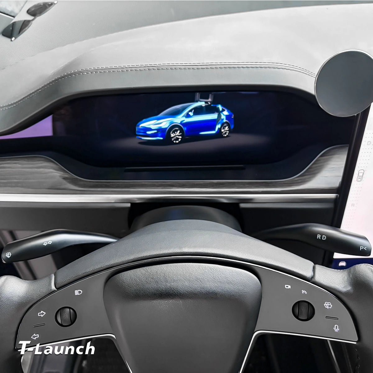 Tesla Model S/X Turn Signal Stalk Retrofit Kit with Gear Shift Lever - T-Launch