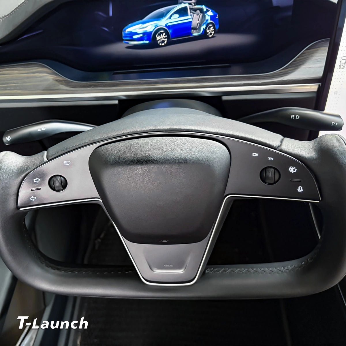 Tesla Model S/X Turn Signal Stalk Retrofit Kit with Gear Shift Lever - T-Launch