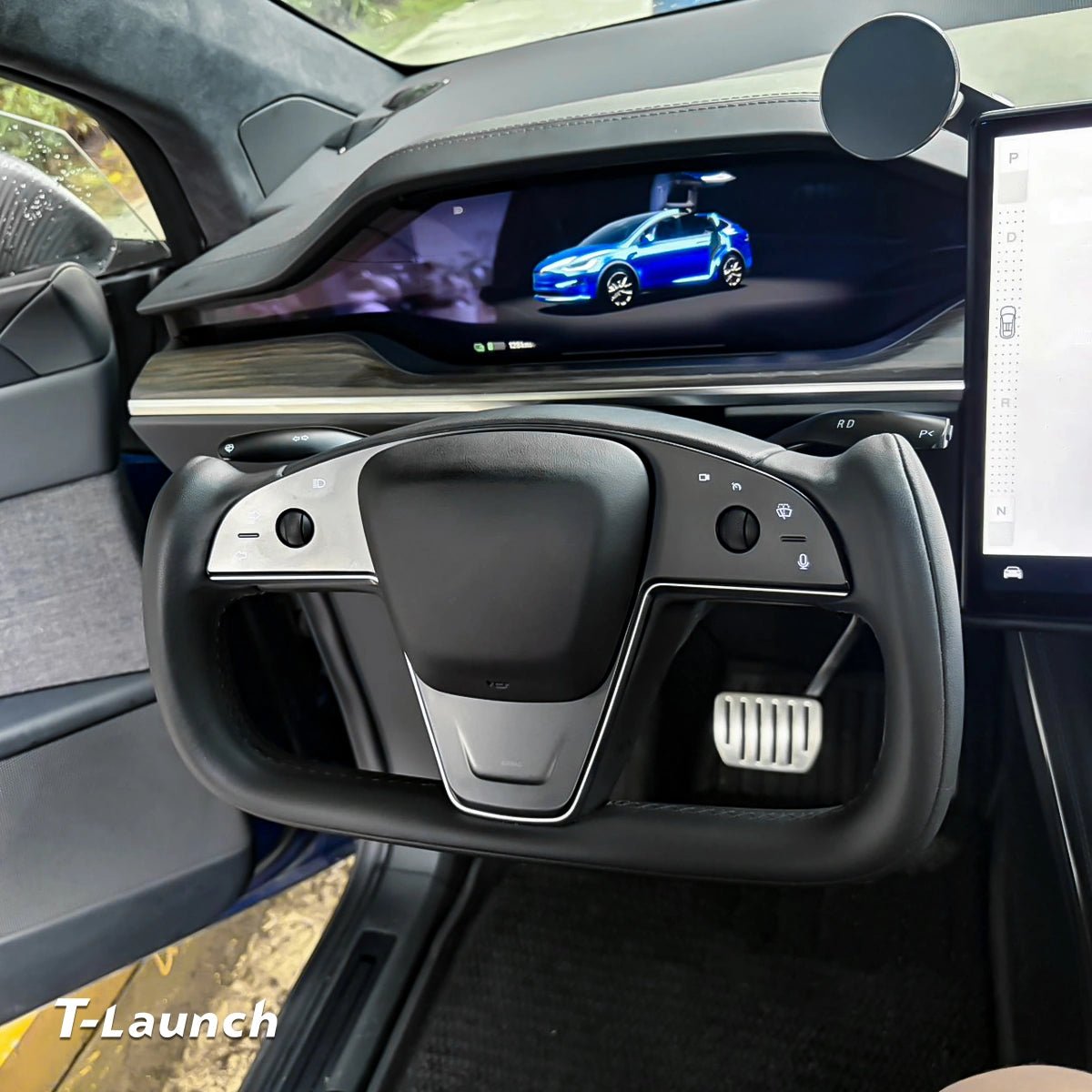 Tesla Model S/X Turn Signal Stalk Retrofit Kit with Gear Shift Lever - T-Launch
