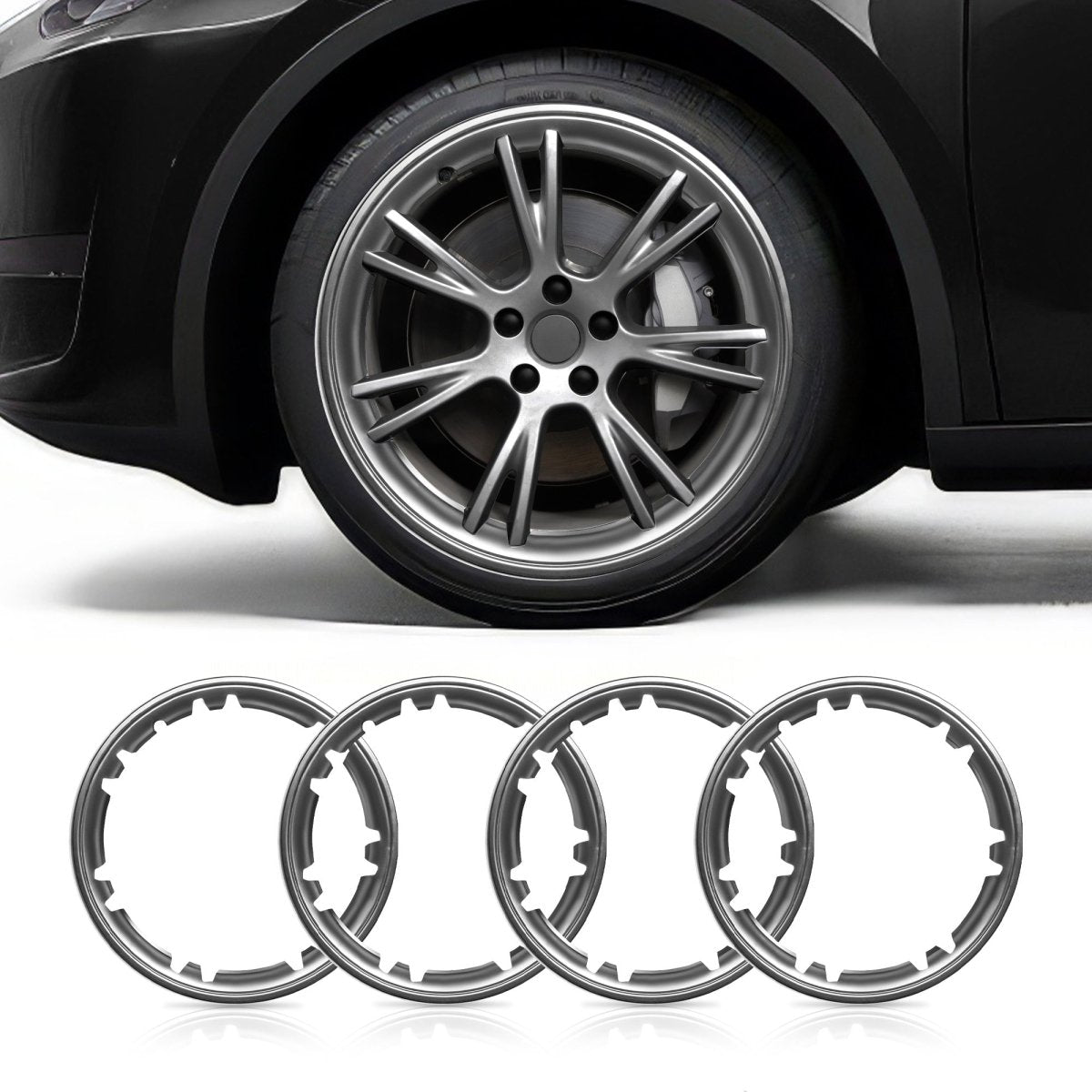 Tesla Model Y Rim Protector for 20" Induction & 21" Uberturbine Wheels - T-Launch