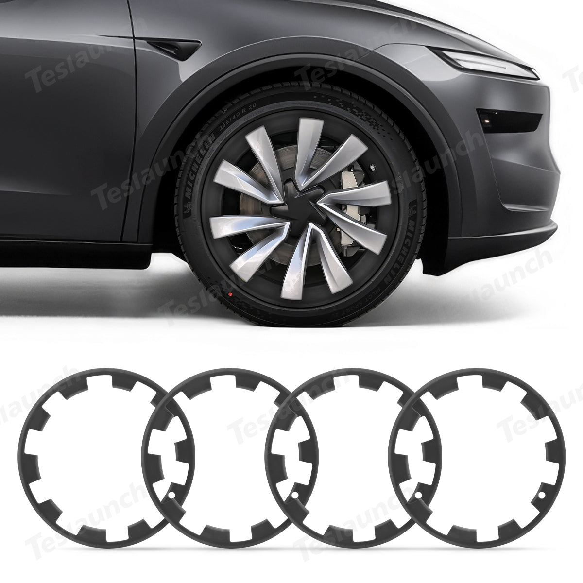 Tesla Model Y Rim Protector for 20" Induction & 21" Uberturbine Wheels - T-Launch