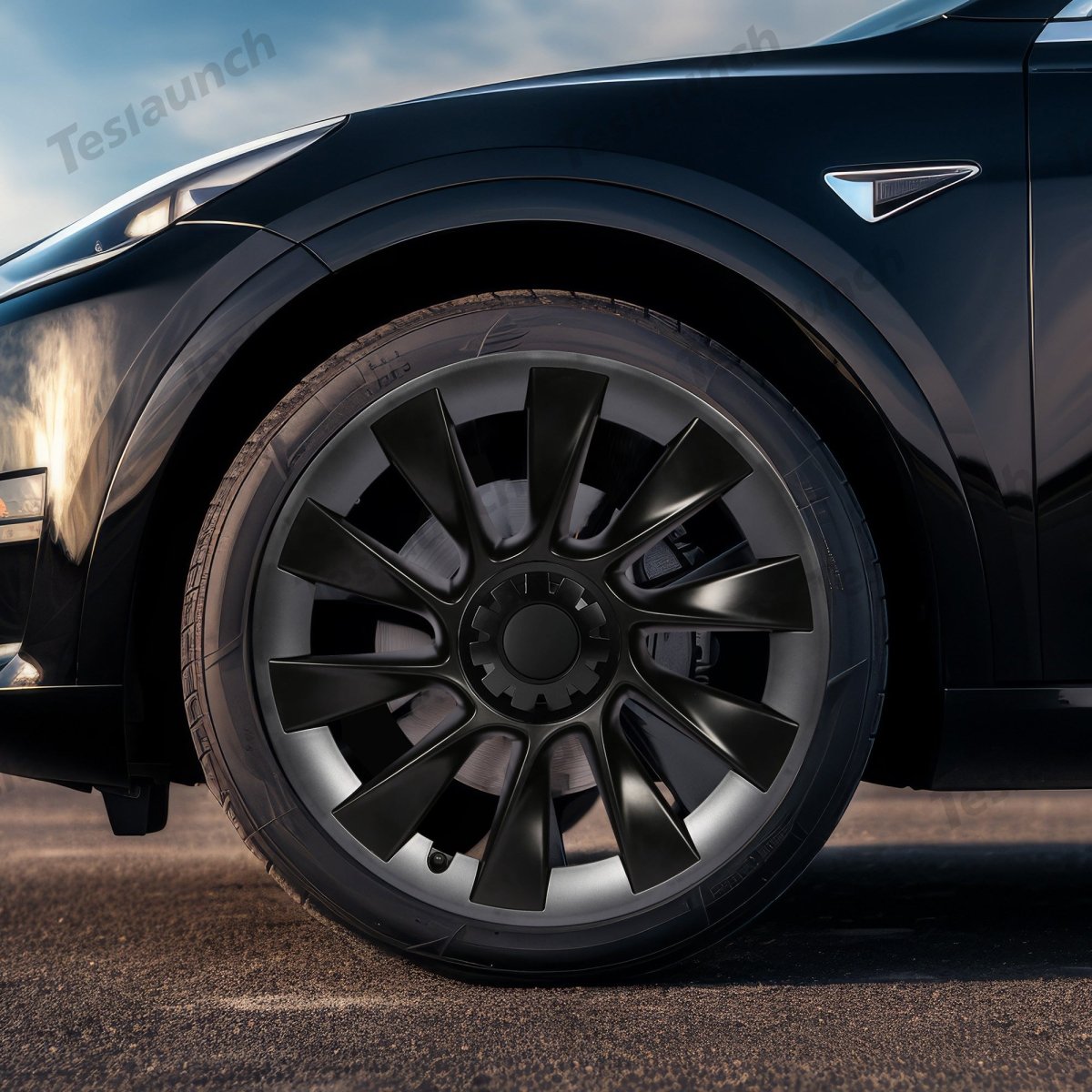 Tesla Model Y Rim Protector for 20" Induction & 21" Uberturbine Wheels - T-Launch