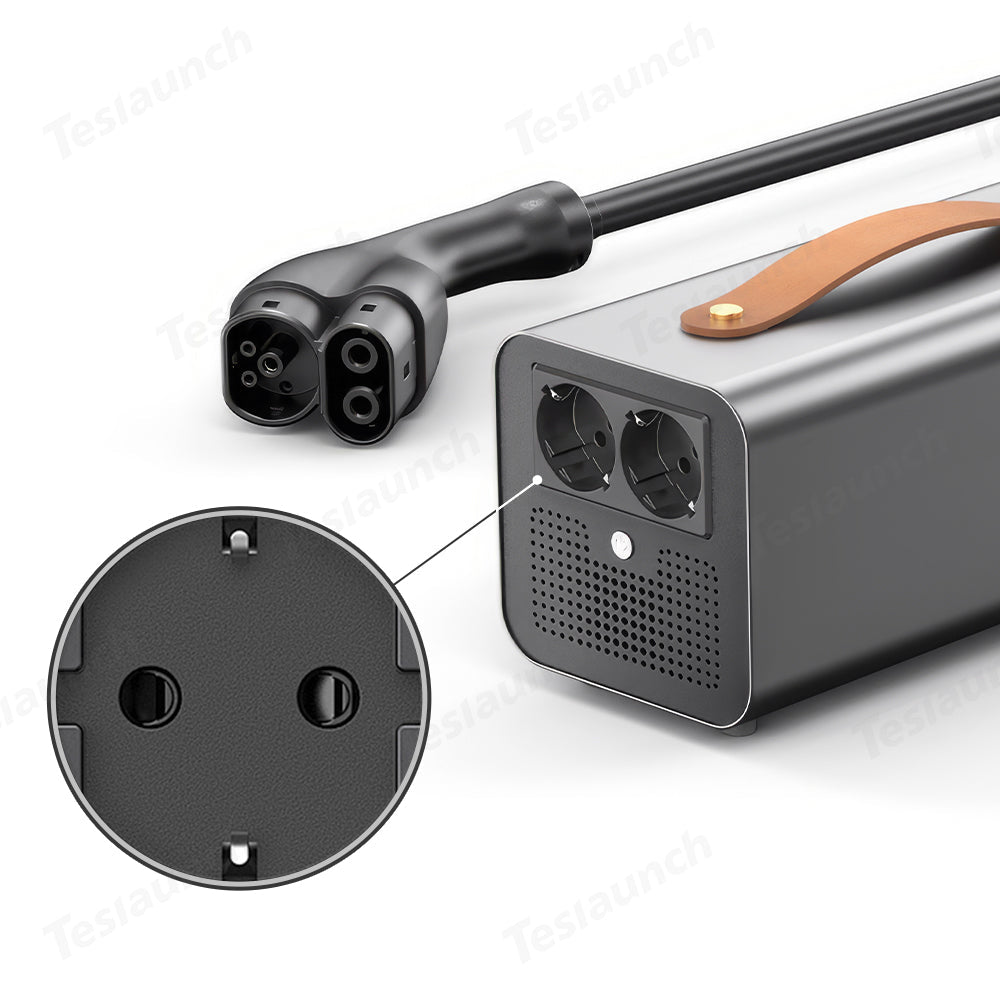 Tesla V2L Adapter & Discharge Device for Model 3/Y/S/X （European Version） - T-Launch