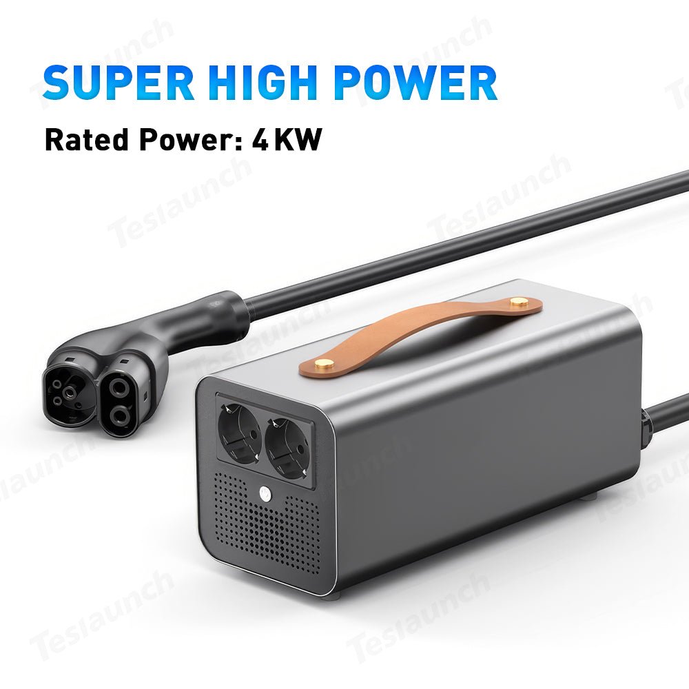 Tesla V2L Adapter & Discharge Device for Model 3/Y/S/X （European Version） - T-Launch