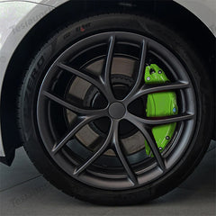 ฝาครอบคาลิปเปอร์เบรกสีเขียว (4 ชิ้น) สำหรับ Tesla 2560-2566 Model 3/ปี