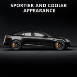 Laranja Tesla 2021-2023 Model S/X Capas de pinça de freio (4Pcs)