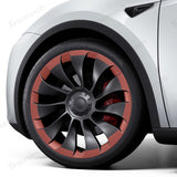 Model Y 21'' Uberturbine Wheel Hub Clear Protection Film-PPF for Tesla(2021-2024)