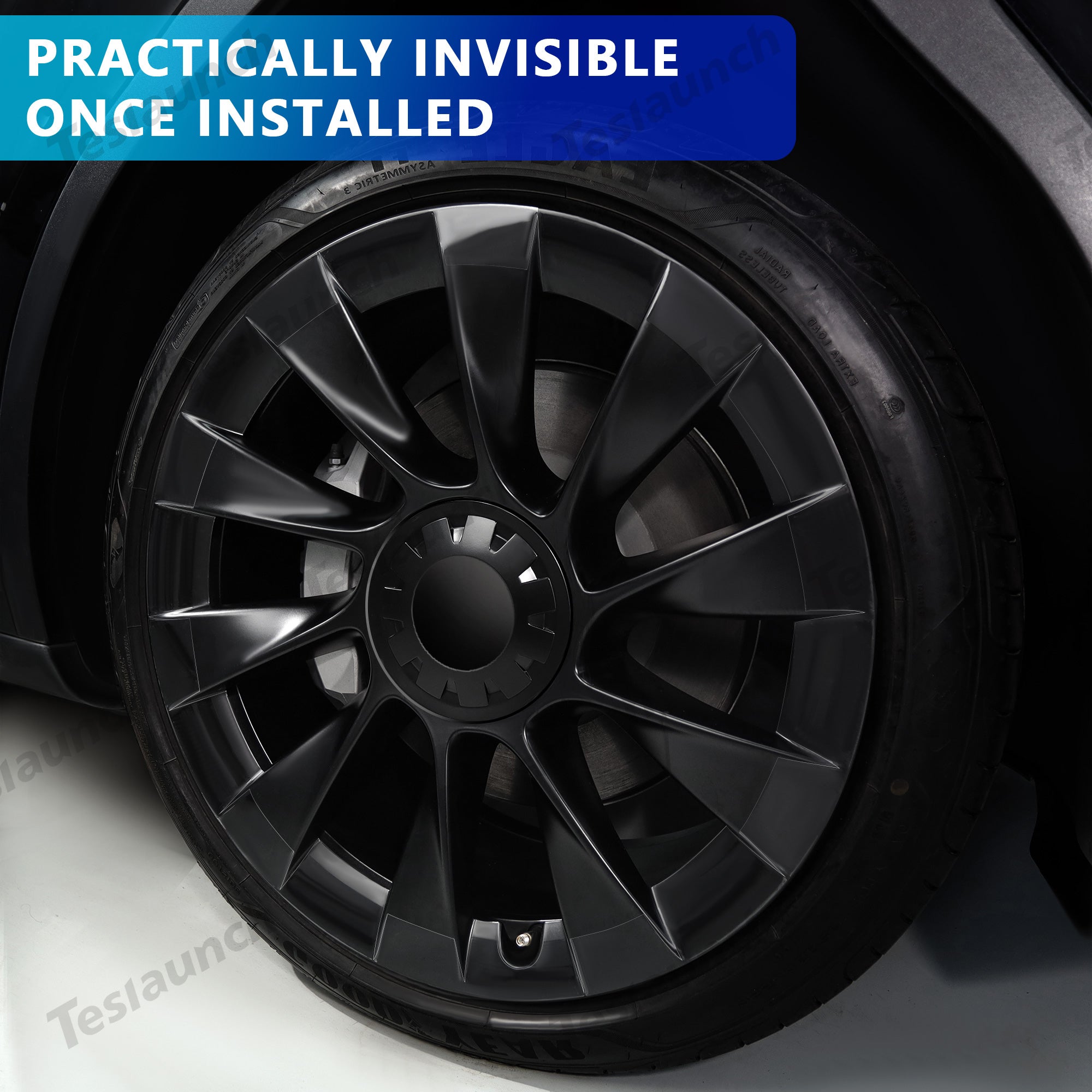 Model Y 20'' Induction Wheel Hub Clear Protection Film-PPF for Tesla(2021-2023)