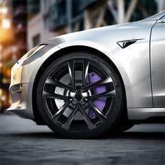 สีม่วง 2021-2023 Model S/X ฝาครอบคาลิปเปอร์เบรค (4ชิ้น) สำหรับ Tesla