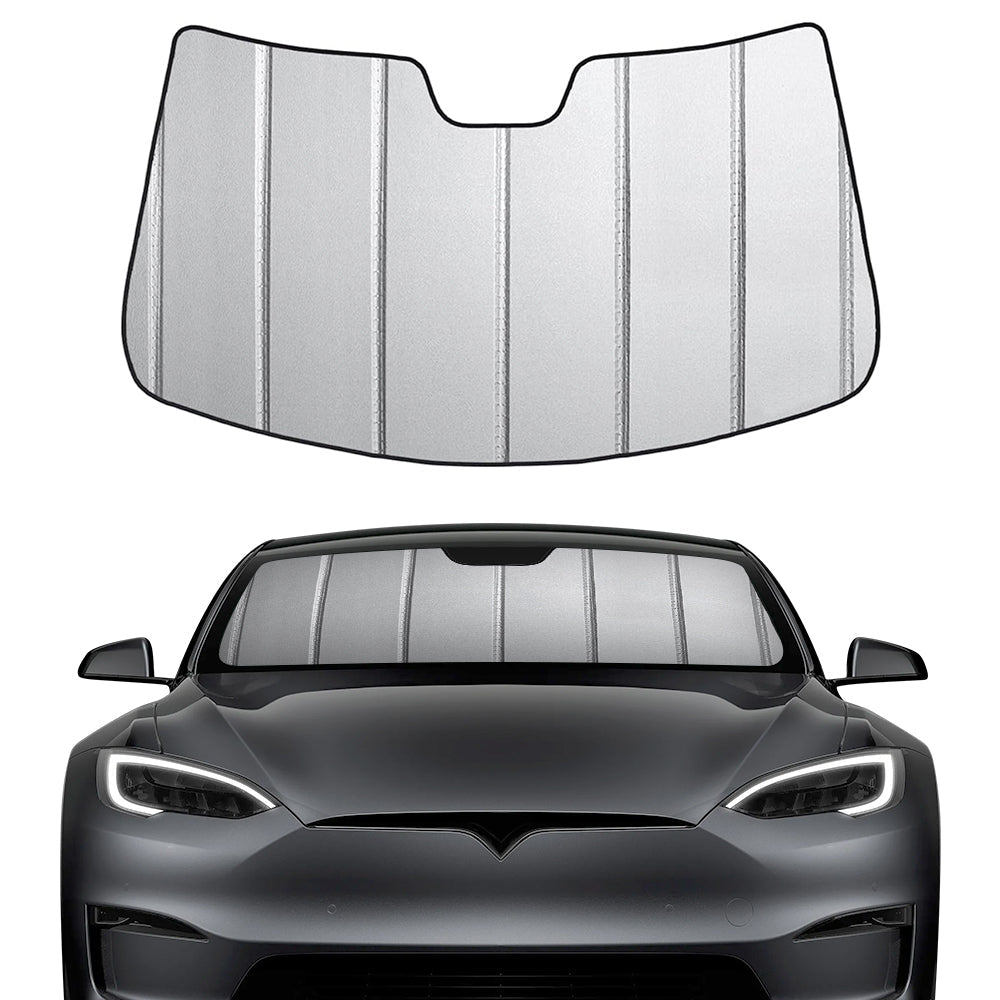 Thickened Foldable Windshield Sunshade Sun Visor for Tesla Model S - T-Launch