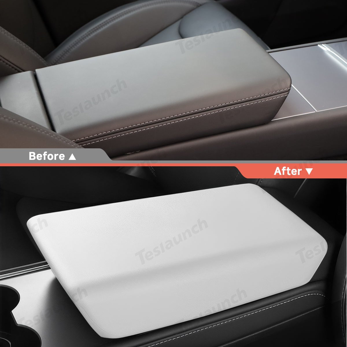 TPE Center Console Armrest Cover for Tesla Model Y Juniper 2025+ - T-Launch