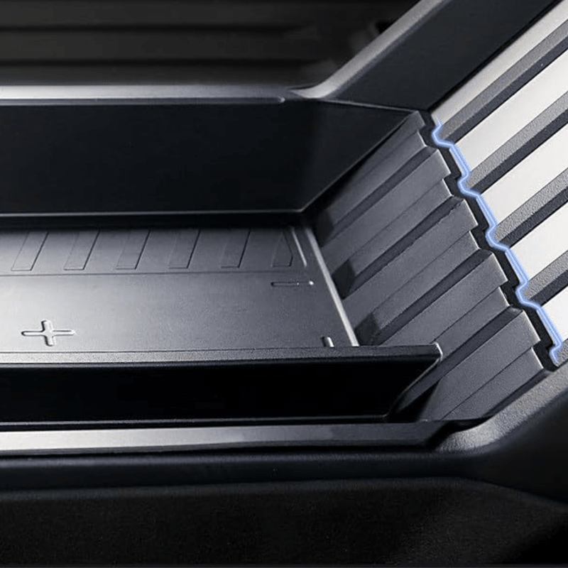 TPE Center Console Lower Tray Organizer for Cybertruck - T-Launch