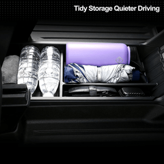TPE Center Console Lower Tray Organizer for Cybertruck - T-Launch