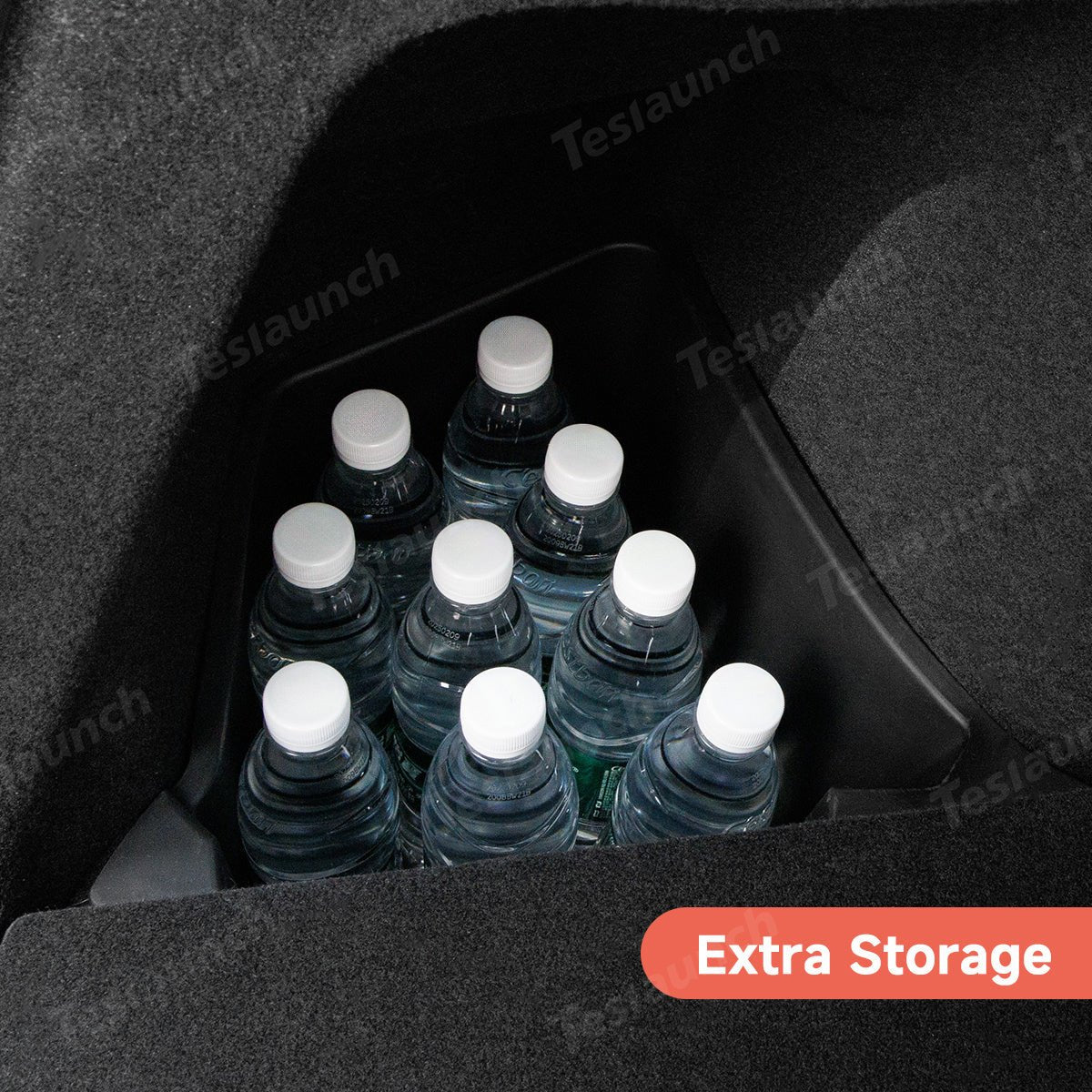 TPE Rear Trunk Side Storage Box for Tesla Model Y Juniper 2025+ (2 Pcs) - T-Launch