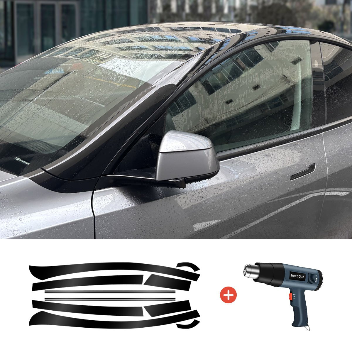 TPU Roof Pillar Delete Wrap for Tesla Model Y Juniper 2025+ - T-Launch