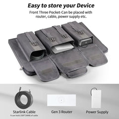 Travel Carrying Bag for Starlink Gen 3 – Fits Dish and Accessories - T-Launch