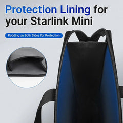 Travel Carrying Bag for Starlink Mini – Fits Dish and Accessories - T-Launch