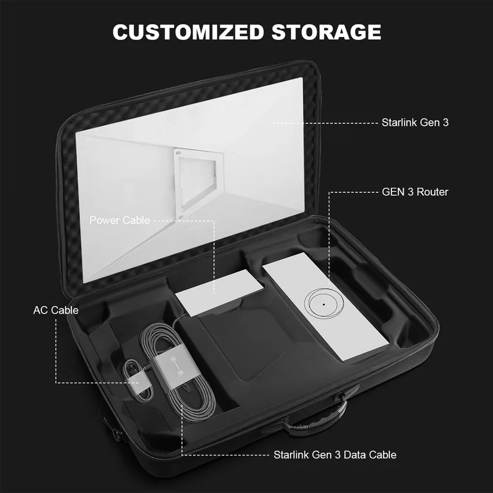 Travel Storage Case for Starlink Gen 3 - T-Launch