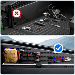 Truck Bed L-Track Molle Panels for Tesla Cybertruck - T-Launch