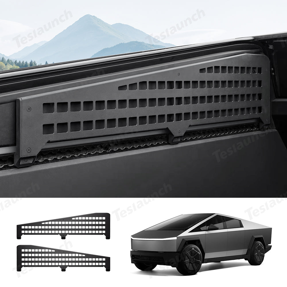 Truck Bed L-Track Molle Panels for Tesla Cybertruck - T-Launch