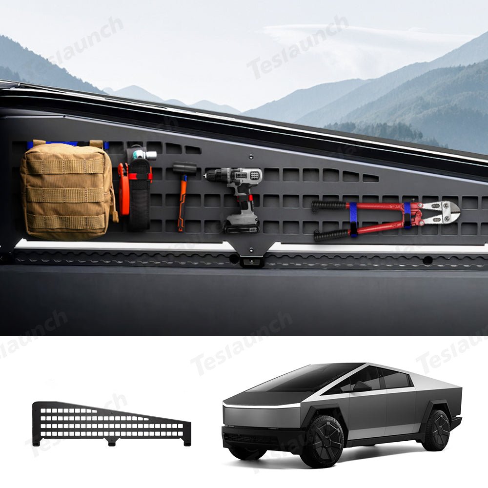 Truck Bed L-Track Molle Panels for Tesla Cybertruck - T-Launch