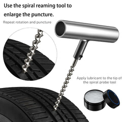 Tubeless Tire Repair Kit - Fits All Cars - T-Launch