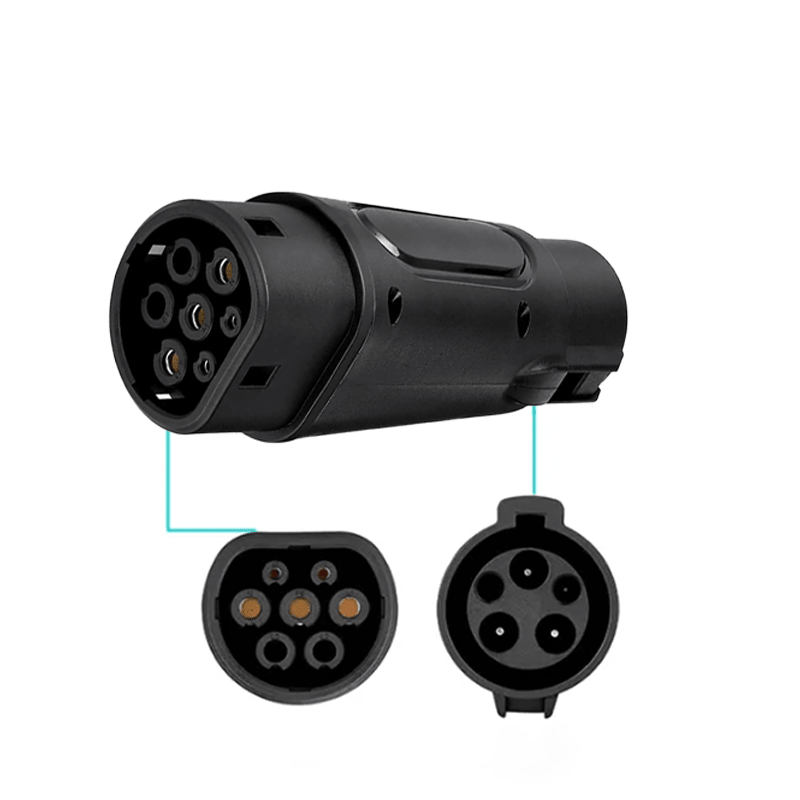 Type 1 to Type 2 EV Charging Adapter - T-Launch