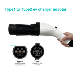 Type 1 to Type 2 EV Charging Adapter - T-Launch
