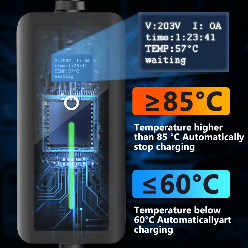 Type 2 AC Portable EV Charger - T-Launch