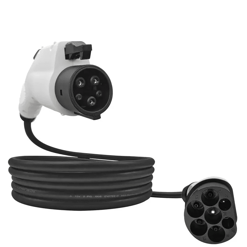 Type 2 Socket to Type 1/J1772 Vehicle EV Charging Cable - T-Launch