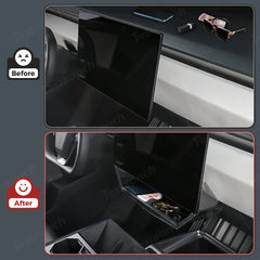 Under Central Control Screen Hidden Storage Box for Cybertruck - T-Launch