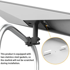 Universal Roof Rack Pole Mount Kit for Starlink Gen 3 - T-Launch