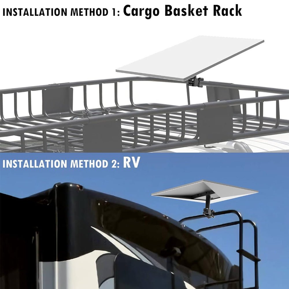 Universal Roof Rack Pole Mount Kit for Starlink Gen 3 - T-Launch