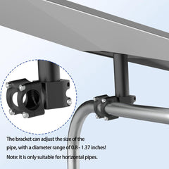 Universal Roof Rack Pole Mount Kit for Starlink Gen 3 - T-Launch