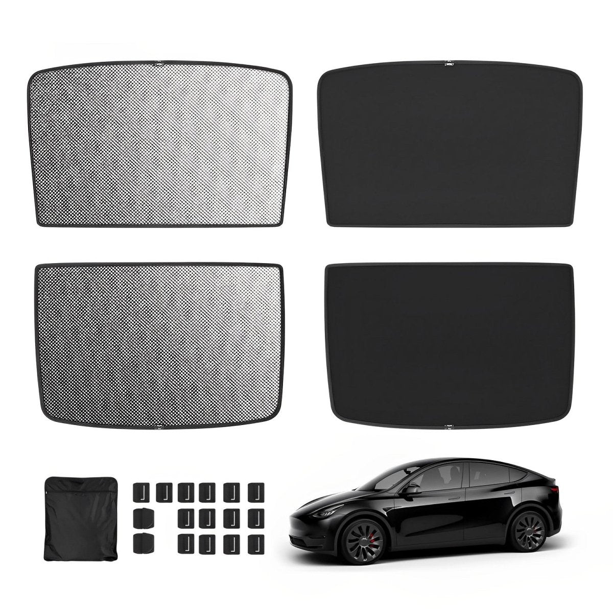 Upgrade Built-in Reflective Sunroof Sunshade for Model Y / Model 3 - T-Launch