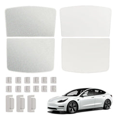 Upgrade Built-in Reflective Sunroof Sunshade for Model Y / Model 3 - T-Launch