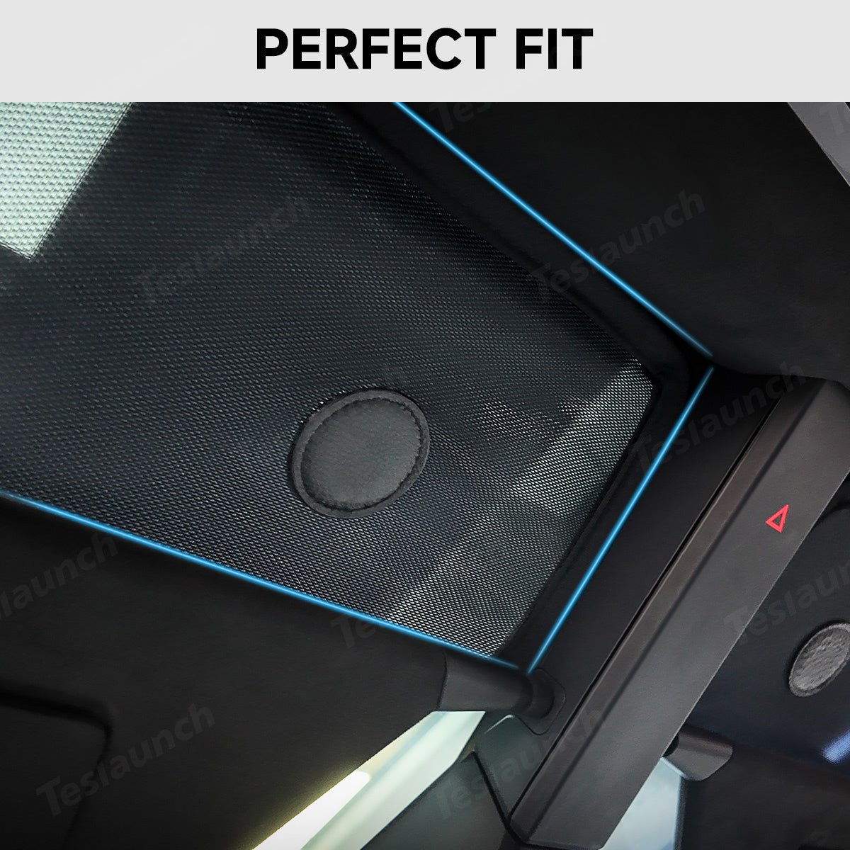 Upper Front Windshield Sunshade Mesh Sun Visor for Cybertruck (2 Pcs) - T-Launch