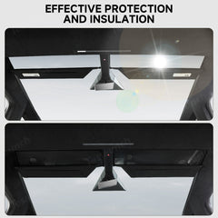 Upper Front Windshield Sunshade Mesh Sun Visor for Cybertruck (2 Pcs) - T-Launch