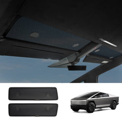 Upper Front Windshield Sunshade Mesh Sun Visor for Cybertruck (2 Pcs) - T-Launch