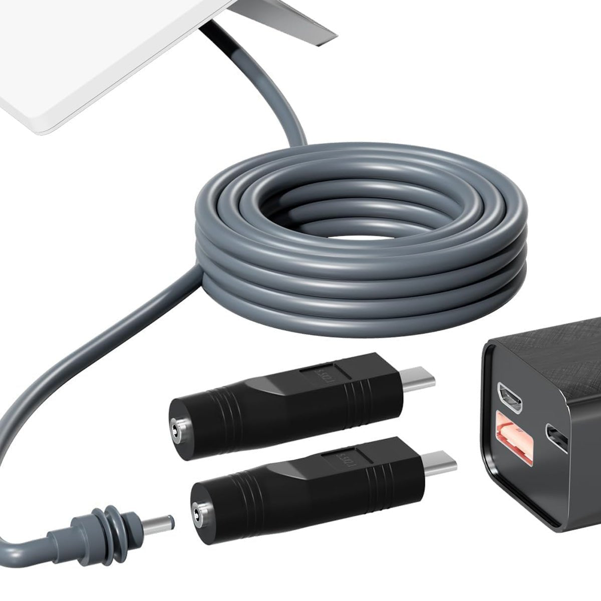 USB-C Male to DC Female Power Cable Adapter for Starlink Mini - T-Launch
