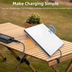 USB-C Male to DC Female Power Cable Adapter for Starlink Mini - T-Launch