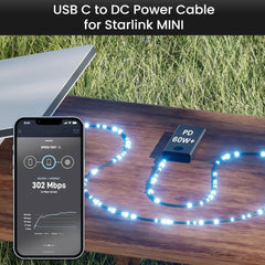 USB-C to DC Power Cable for Starlink Mini - T-Launch