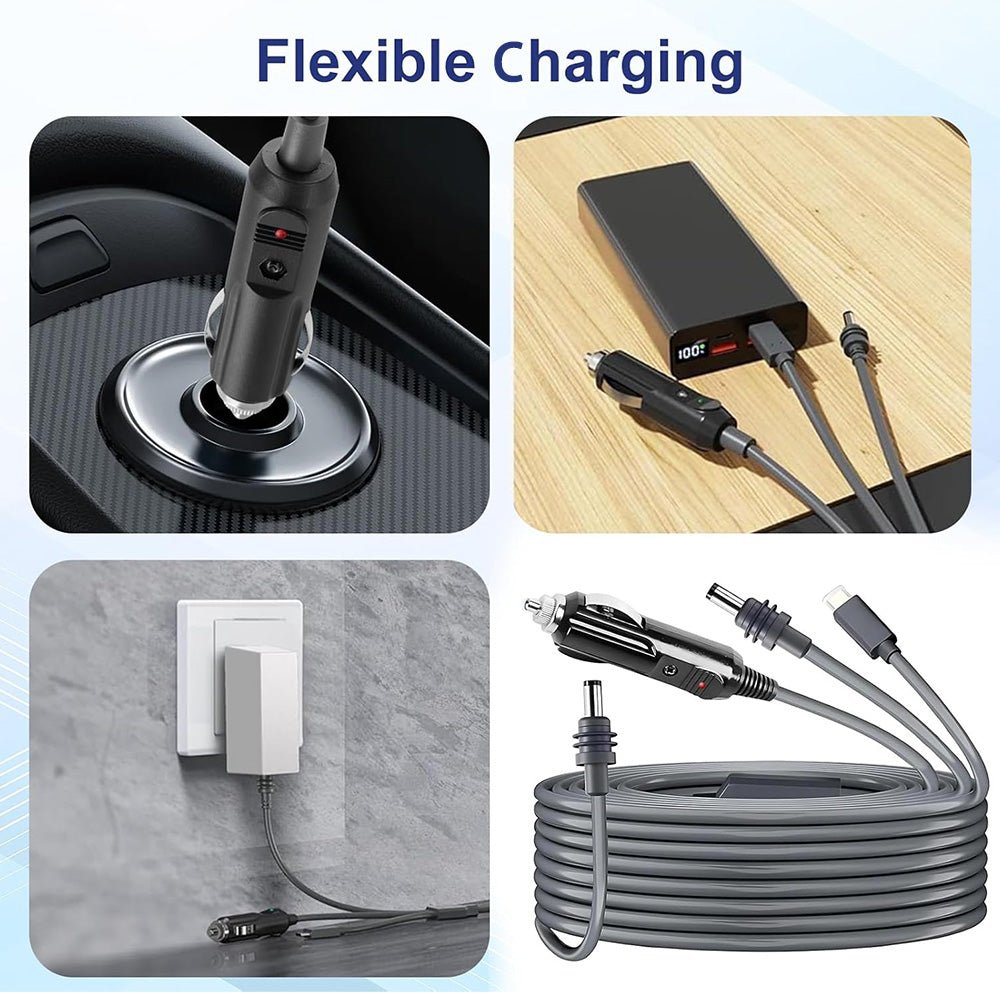 Waterproof 3-in-1 Charging Cable for Starlink Mini - T-Launch