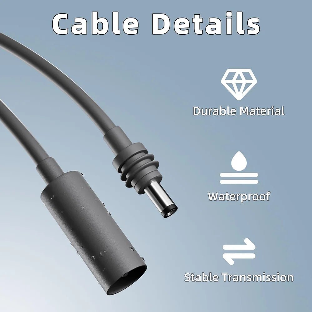 Waterproof DC Extension Cable (Female to Male) for Starlink Mini - T-Launch