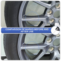 Wheel Rim Touch Up Paint Kit for Tesla Model 3/Y/S/X - DIY Curb Rash Repair with Color-Matched Paint - T-Launch