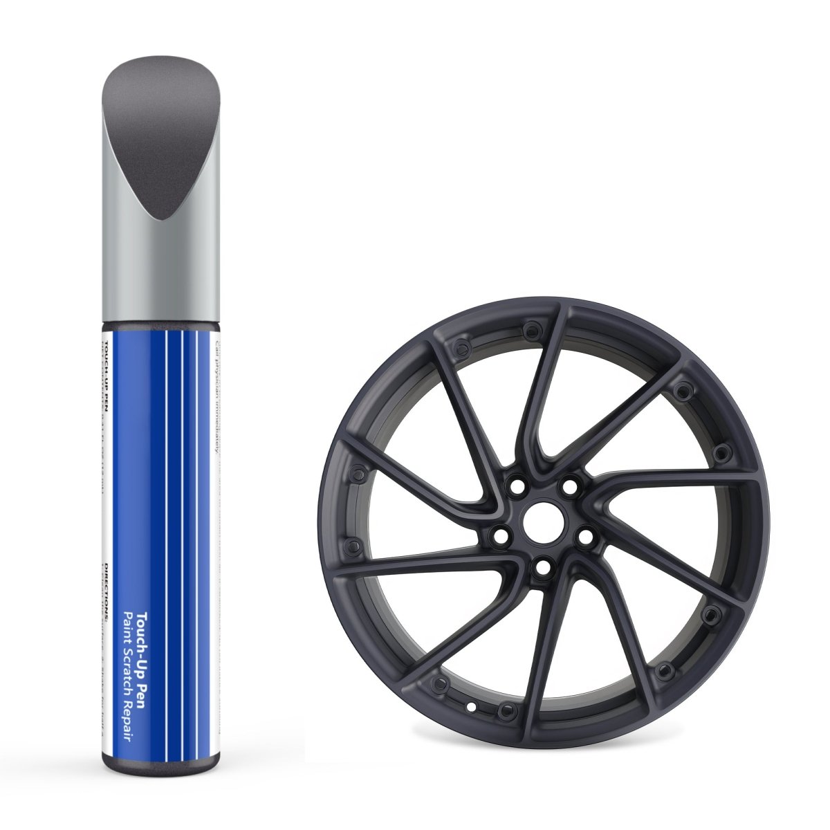Wheel Rims Touch Up Paint for Tesla 3/Y/S/X/Cybertruck- DIY Curb Rash Repair with Color-matched Touch Up Paint - T-Launch